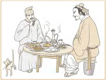 九五：需于酒食，贞吉。