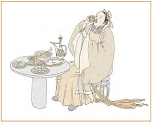 六三：食旧德，贞厉，终吉。