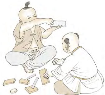观卦第一爻，爻辞